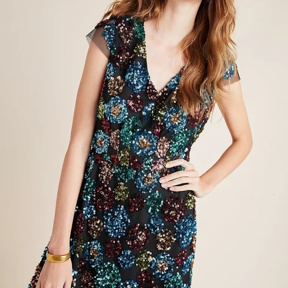 Eva Franco Glenna Sequined Dress size 2 NWT - Picture 4 of 11